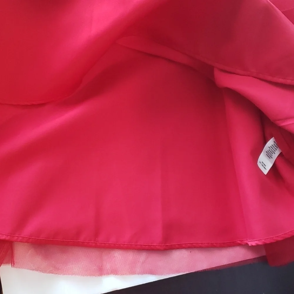 Carters red long holiday dress, 4T